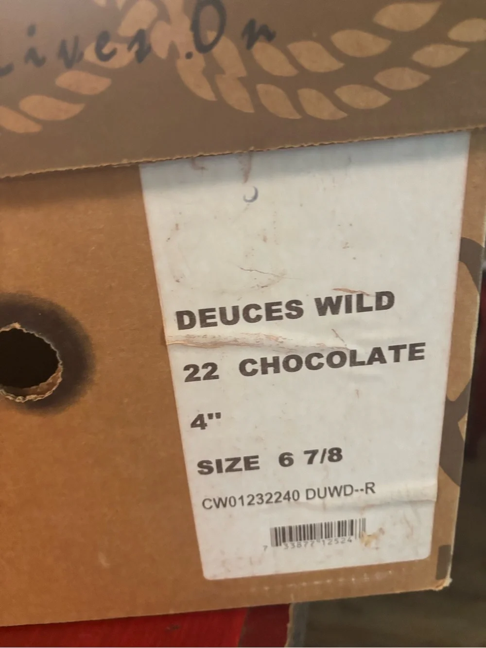 NIB Charlie 1 Horse Deuces Wild Chocolate Felt hat Sz 6 7/8